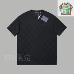 【今日WTO】LV 格子レタージャガード Tee-YX50