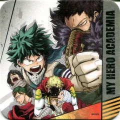 【中古】コースター(キャラクター) 緑谷出久＆治崎廻 「僕のヒーローアカデミア アートコースター」 創刊50周年記念 週刊少年ジャンプ展 VOL.3グッズ