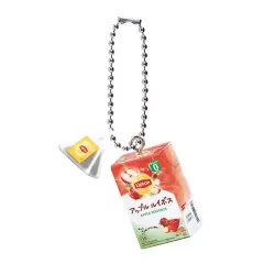 【中古】キーホルダー アップルルイボス 「Lipton ミニチュアチャームコレクション」