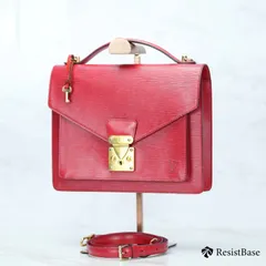 良品ルイヴィトン エピモンソー 2way 自立型　ショルダーバッグ　箱&保存袋付 美品 ルイヴィトン エピモンソー 2way ハンドバッグ 箱&保存袋付