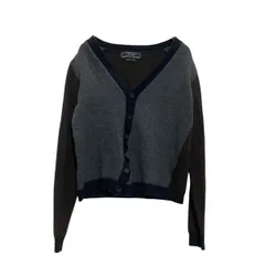 ZARA MAN ウールニット セーター カーディガン L ダークブラウン グレー ネイビー ザラマン 古着卸 アメリカ仕入 a701-5298