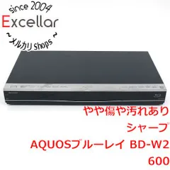 SHARP　AQUOS ブルーレイディスクレコーダー BD-W2600　リモコンなし