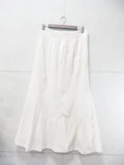 GRL グレイル シアー プリーツ マーメイド スカート ベージュ系 Lサイズ js22