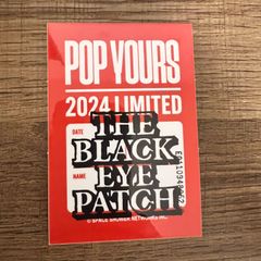 非売品　POP YOURS ステッカー　BlackEyePatch(ブラックアイパッチ)