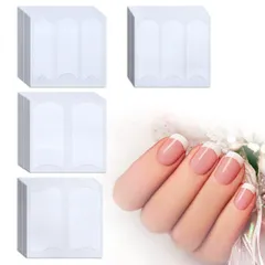 【在庫処分】手作りネイルチップ フレンチシール フレンチネイル DIY ネイル用品 極細ライン ネイルシール 40枚セット フレンチテープ ネイルテープ ネイルチップ Coollooda
