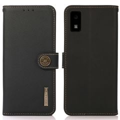 【数量限定】【人気商品】財布型 本革 シュリンクカーフレザー 本革 高級本皮 カバー 耐衝撃 ウィッシュ3 マグネット式ボタン スピーカーホール付き アクオス カード収納 手帳 大容量 A302SH 3枚 / 写真収納 SH-53D 横置きスタンド機能 手帳型