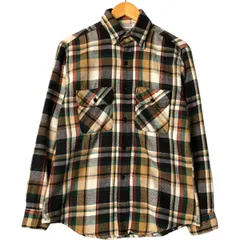 古着 80年代 ビッグマイク BIG MIKE 長袖 フランネルチェックシャツ USA製 メンズM相当 ヴィンテージ/eaa576556