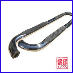 WIN115 ハイラックスサーフ 215系 サイドステップ ステンレス メッキ サイドバー 3インチ トヨタ ハイラック スサーフ 2003~2009年 左右 WINBO