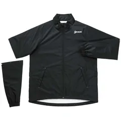 【 新品 未開封 】 ダンロップ(スリクソン) レインジャケット メンズ (Lサイズ/ブラック) SMR4001J 未使用 送料無料