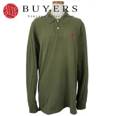 【中古】 ブルックスブラザーズ ポロシャツ M 綿 グリーン アパレル 冬物 長袖 メンズ 男性 Brooks Brothers