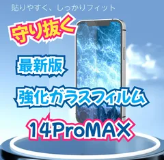 2.5D最新版強化ガラスフィルムiPhone14ProMax