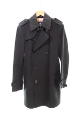 バーバリーブラックレーベル BURBERRY BLACK LABEL トレンチコート 黒 BMA03-502-09 ジャケット ブラック Mサイズ 103LT-69