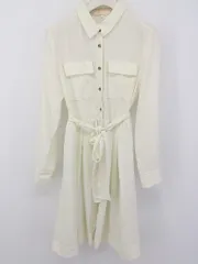 ◇ ◎ MINIMUM MINIMUM ミニマムミニマム 長袖 ミニ ワンピース サイズ02/M アイボリー系 レディース P  【1302220000419】