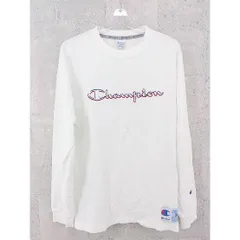 ◇ Champion チャンピオン 長袖 Tシャツ カットソー XL ホワイト #  【1002797385628】
