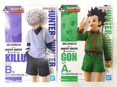 【中古】 一番くじ HUNTER×HUNTER GREED ISLAND」 MASTERLISE Ａ賞&B賞 フィギュア　セット