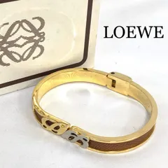 激レア【新品電池】LOEWE ヴィンテージ/動作良好 ロエベ 黒 ブレスレット LOEWE - 【美品】 LOEWE / ロエベ | レザー ウーブン