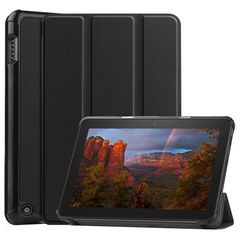 【在庫処分】TRkin 対応  Fire 7 2022年発売 第12世代 7インチ 用のカバー タブレット ケース 超薄型 対応 Fire 7 2022 用の三つ折りスタンド リバウンドマグネティックスマートケース機能付き 衝撃吸収 高級PU レザー全面保護型