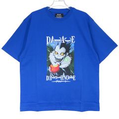 新品同様 PALACE パレス x DEATH NOTE デスノート RYUK T-SHIRT リューク ショートスリーブ Tシャツ ブルー 青 死神 サイズL maykのサムネイル