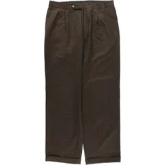 W33スラックス ノードストロームNORDSTROM90sグリーン nordstrom ノードストローム ツータックスラックス タックパンツ