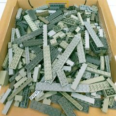 5133　レゴ　グレー系　基本ブロック　約600g　大量　まとめ売り　0.6kg　濃グレー　薄グレー　濃灰　薄灰　LEGO　レゴブロック　まとめ売り　詰め合わせ
