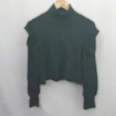 ◇ ⊇ ナイスクラップ 秋冬コーデ― 長袖 2way ボトルネックオフショルダー サイズF ブラック系 レディース E  【1507080004786】