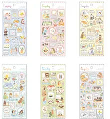 イージー デー ステッカー miw_82373_82378set_全６柄セット mindwave シートシール ステッカー Easy day マインドウェイブ ステッカー マインドウェイブシール 可愛いシール おしゃれシール おすすめシール