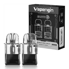Vapengin EARTH（ベイプエンジンアース） 専用交換用カートリッジ　1箱（2個入り） リキッド補充式 ベイプ 持ち運びシーシャ vape 電子タバコ 爆煙