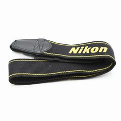Nikon ニコン ストラップ 黒黄 アクセサリー 【中古】