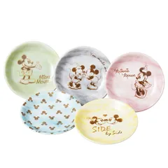 ミッキー＆ミニー プレート5枚 食器セット スケッチスタイル ディズニー ギフト