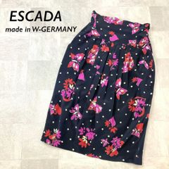 ⭐️SCAPA⭐️花柄刺繍 膝丈フレアスカート パープル系ITALY製　美品❣️ ⭐️SCAPA⭐️花柄刺繍 膝丈フレアスカート パープル系 ITALY製 38