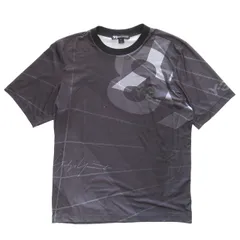 Aop フットボールTシャツ ★ Y-3 adidas Y-3 AOP Short Sleeve Tee - White | Free Shipping with