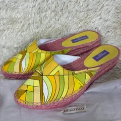 【美品】☆希少品☆ EMILIO PUCCI サンダル 24cm マルチカラー 2025年最新】EMILIO PUCCI レディース サンダル・ミュールの人気