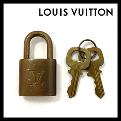 FU【LOUIS VUITTON】パドロック 319 カデナ 南京錠 ゴールド/金 カラー 鍵/カギ/キー 2本 ルイ ヴィトン (FU-4594②)