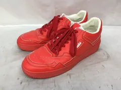 MoEa モエア フランススニーカーブランド 定価31,900円 VEGAN ヴィーガンレザースニーカー APPLE アップル サイズ：43 カラー：レッド