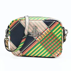 ヴィヴィアンウエストウッド Vivienne Westwood カメラバッグ ショルダーバッグ レディース ANNA タータンチェック サフィアーノ マルチカラー 43030036U L0074 TARTAN O102 レザー