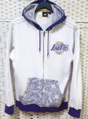 アディダス ロサンゼルス・レイカーズ フード フルジップアップ 105