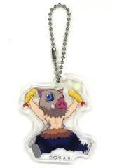 【中古】雑貨 嘴平伊之助 「鬼滅の刃×ローソン 2021年秋 アクリルキーホルダー」