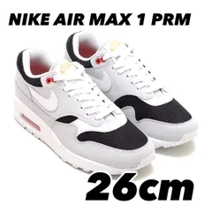 NIKE AIR MAX 1 PRM ナイキ エア マックス 1 PRM PURE PLATINUM/WHITE-BLACK-SPORT RED fd9081-001 26cm