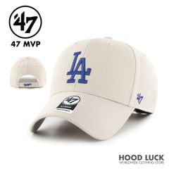 47 MVP キャップ LAボーン×ブルー ドジャース フォーティーセブン B系 ローライダー HIP HOP ストリート ファッション メンズ レディース ダンス 衣装