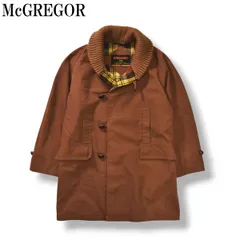 【希少】 80sヴィンテージ マクレガー McGREGOR 裏地チェック ドンキーコート ジャケット アウター スパニッシュカラー M ブラウン メンズ