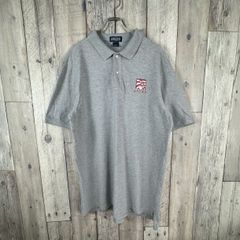 LANDS' END ランズエンド 綿 ASCAP グレー 半袖 ポロシャツ TEE L
