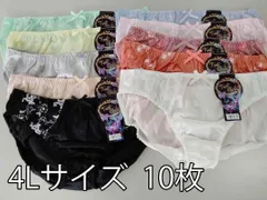 送料無料 ショーツ10枚セット トリコット ショーツ １０枚セット サイズ4L