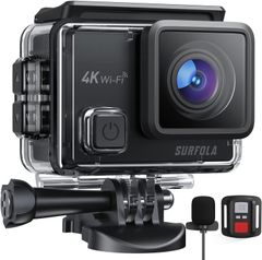 Surfola SF230 40m防水 アクションカメラ4K 手ブレ補正