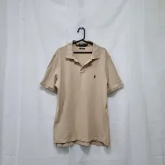 和宇津 xl ポロ 半袖 ポロTシャツ ベージュ