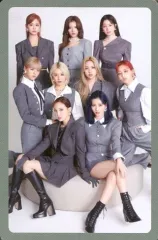 【中古】コレクションカード(女性) TWICE/集合(9人)/CD「Eyes wide open」予約特典フォトカードセット Style ver.