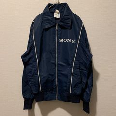SONY ヴィンテージ ジャケット ネイビー CLIX ジッパー ファスナー カナダ【希少】