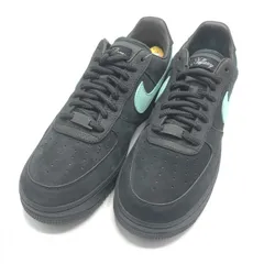 【中古】Tiffany ＆ Co. × NIKE Air Force 1 Low 1837 スニーカー 28.5cm DZ1382-001 ブラック ティファニーブルー ティファニー ナイキ[10]のサムネイル