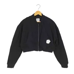 ザラ ZARA DENIM CROPPED PUFFER JACKET デニム クロップド パファー ジャケット レディース import：XL 