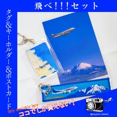 数量限定【飛べ!!セット】フライトタグ キーホルダー (各1個+Pカード付) 青組 お土産 繊細刺繍 タグ キーホルダー エアバス Airbus 321 エアライン 機体 旅行 飛行機 ひこうき 航空 グッズ 送料無料 FlightTags Tottori