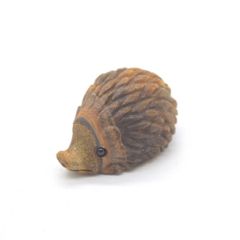 ハリネズミ 雑貨 置物 ヘッジホッグ タイガーアイ 天然石製 虎目石 2.5cm